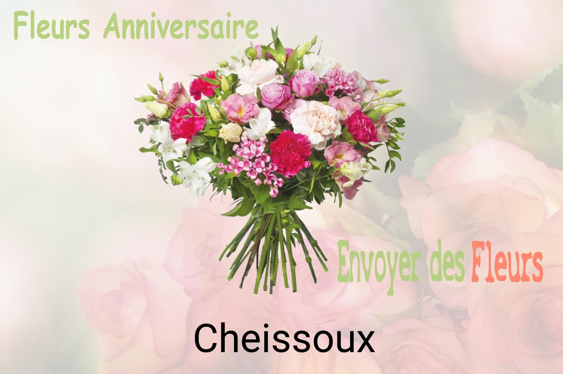 Bouquet de fleurs d’anniversaire livré à Cheissoux