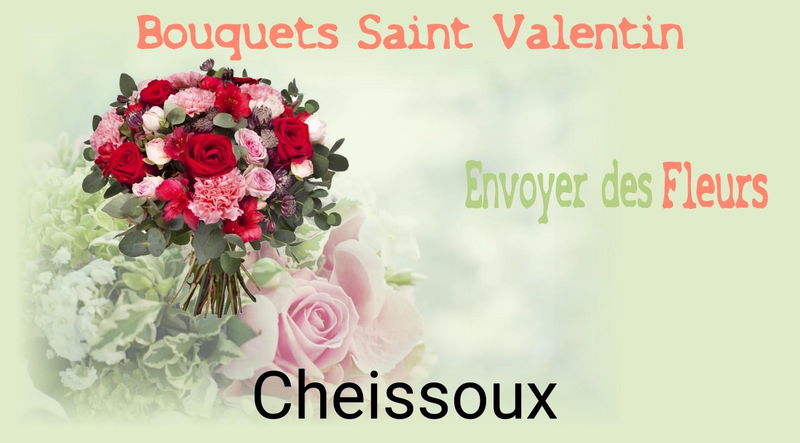 Roses de Saint-Valentin livrées à Cheissoux
